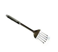 Spatule Wok en acier inoxydable, accessoires de cuisine métal, retourneur fendu, cuillère à riz, louche, outils, ensemble d'ustensiles 4 pièces pour Poêles Antiadhésives