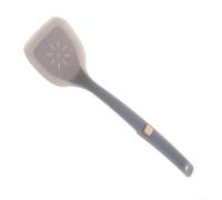 Spatule Wok en Silicone Anti-Adhérent Flexible pour Spatule pour Sauté pour Sauté Résistant à la Chaleur Outil de Cuisine Asiatique Noir 33,5 (Blanc)