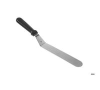 Spatules à crêpes - HENDI - Spatule coudée professionnelle - Lame inox 249 mm - Lame flexible offset - Noir