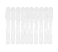 Spatules à cuillère à mélanger pour masque facial, spatules en plastique pour masque facial de maquillage, matériau PP de haute qualité avec corps épaissi, sans bavures ni odeur,