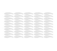 Spatules à Cuillère Cosmétique Courbe, 50pcs Spatule à Crème Réutilisable Lavable pour la Colle à Ongles avec Cuillère à la Crème pour le Visage, Outil de Maquillage de Petite