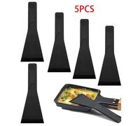 Spatules à raclette - Antiadhésif - Nylon - 13 5x5cm - Résistance à la chaleur - 5 pièces