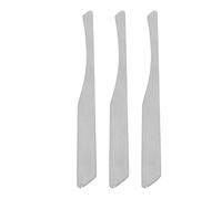 Spatules de Maquillage en métal Mini spatule cosmétique à Double tête en Acier Inoxydable pour mélanger Les crèmes de Fond de Teint et Les liquides Ensemble de 3 pièces Hygiénique