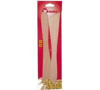Metaltex Spatules en bois 589704 – 30 cm – Lot de 2 – Bois d'hêtre Marron