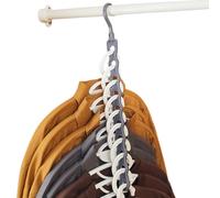 Spave pour chemise Save Space - Porte de vêtements rotatoires, crochets pour organisateurs de manteaux d'armoire | Conception verticale de 10 trous, économie de décharge de vêtements de service lourd