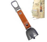 Spaventapasseri Magnetico per Cani, 3 x 3 x 14 cm, Allarme Portable | Sicurezza Campanello Pelle avec Mouchettone Silenziatore, Dispositif de randonnée Campeggio Arrampicata