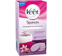 Spawax - 6 Recharges De Cire - Figue Sucrée Et Lys Violet(Q197)