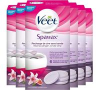 Spawax Disques De Cire - Jambes, Maillot, Aisselles, Bras - Figue Sucrée Et Lys Violet (36 Disques)[Z1061]