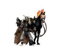 Spawn - Figurine Bloodaxe avec cheval (Spawn: The Dark Ages) ( 30th Anniversary) (Gold Label) 18 cm