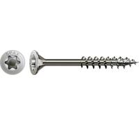 SPAX Vis à bois 5 x 80 mm T-STAR plus tête fraisée 4CUT filetage partiel acier inox A2 100 pièces