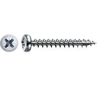 SPAX Vis bois aggloméré tête ronde Pozidrive Z2 WIROX 5x40 4CUT boîte de 500