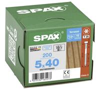 SPAX 0537000500403 Vis à bois 5 mm 40 mm T-STAR plus acier inoxydable A2 200