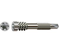 Spax International Assortiment de vis tête cylindrique 5 mm, 51 mm T-STAR plus inox 100 pièces