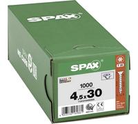 SPAX 1191010450305 R 88091 Senkkopf/T-STAR Vis à bois 4.5 mm 30 mm T-STAR plus acier WIROX 1000 pc(s)