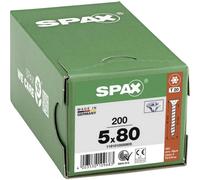 SPAX 1191010500805 Vis à bois 5 mm 80 mm T-STAR plus acier WIROX 200 pc(s)