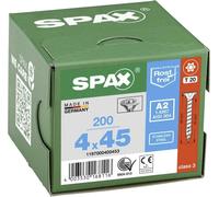 SPAX 1197000400453 R 88091 Senkkopf T-STAR Vis à bois 4 mm 45 mm T-STAR plus acier inoxydable A2 200 pc(s)