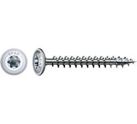 SPAX 251010600605 R 88193 m.Spitze/T-STAR Vis à bois 6 mm 60 mm Torx, 6 pans intérieurs ronds acier étamé par galvanisation 200 pc(s)