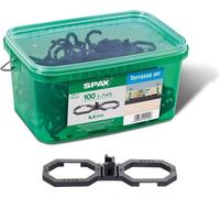 SPAX® 4009422565009 SPAX® Entretoise de terrasse AIR 6,5 mm, 100 pcs.