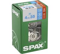 SPAX 4587000450357 Vis de ferblantier 4.5 mm 35 mm T-STAR plus acier inoxydable A2 60 pc(s)