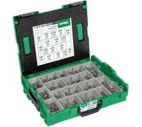 SPAX Assortiment de vis combinées 5000009165019 – L-BOXX inox A2, 17 tailles, 1070 pièces