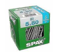 SPAX A2 Inox TRX 5 x 80 XL Vis à Bois 1 Unité