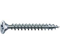 Spax A2J - 1081010350123 4CUT Vis universelle cruciforme à tête fraisée Filetage galvanisé total, 1081010350455