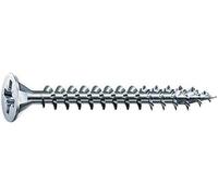 Spax A2J - 1081010350123 4CUT Vis universelle cruciforme à tête fraisée Filetage galvanisé total, 1081010500605