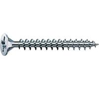 Spax A2J - 1081010350123 4CUT Vis universelle cruciforme à tête fraisée Filetage galvanisé total, 1081010300203