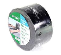 SPAX Bande d'Étanchéité Adhésive 87 mm x 30 m, Protection Lambourde | Ruban protecteur autocollant pour terrasse bois, étanche et résistant, prévient la pourriture des structures porteuses.