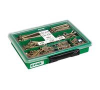 Spax Coffret avec assortiment de vis, 245 pièces