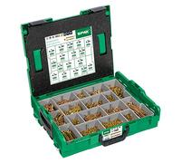 Spax Coffret de montage L-BOXX – Assortiment 17 vis Tête fraisée Cruciforme Z 4CUT – 1 pièce
