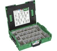 SPAX Assortiment de vis combinées 5000009165019 – L-BOXX inox A2, 17 tailles, 1070 pièces