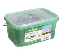 Spax Air pour une meilleure ventilation - Dans une boîte avec poignées, noir, 5009422545009