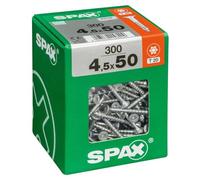 Lot de 300 vis acier tête fraisée torx, Diam.4.5 mm x L.50 mm