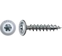 Spax HI.FORCE, 8x50 mm, 50 unités, Filetage total, Tête disque, T-STAR plus T40, 4CUT, WIROX - 0251720800505