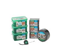 SPAX Kit de construction de terrasse, pour 10 m² de terrasse.
