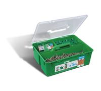 SPAX Kit professionnel pour pose de terrasse « GREEN Box », pour terrasses de 25 - 28 m².