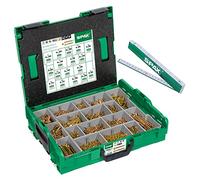 SPAX L-BOXX Mallette de Montage 17 Tailles 2930 pcs. YELLOX T-STAR plus