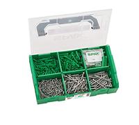 SPAX L-BOXX Mini Coffret de 481 pcs. de Vis WIROX et Chevilles T20