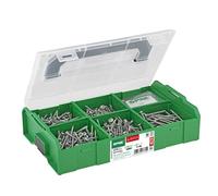 Spax International Coffret L-BOXX Mini électricien 475 vis 75 chevilles 3 embouts T-Star Plus Petit