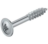 Spax Lot de 100 vis de corps 4 x 30 mm Filetage partiel Connecteur d'armoire Vis pour meuble de cuisine sous armoire