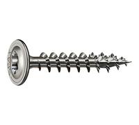 SPAX Lot de 200 vis à bois HI.FORCE, Ø 6 mm, WIROX, tête plate, T-STAR plus, pointe Cut 6 x 40 mm