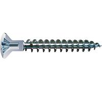 SPAX Lot de 200 vis universelles avec trou à tête percée, 4,5 x 80 mm, cruciforme Z2, petite tête fraisée (Ø 5 mm), filetage complet, WIROX A3J, 0271010450805
