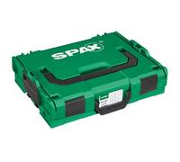 Spax Malette plastique L-BOXX grand, vide, avec inserts - 5000009166019