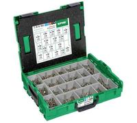 SPAX Assortiment de vis combinées 5000009165019 – L-BOXX inox A2, 17 tailles, 1070 pièces