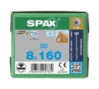 SPAX SPAX A2 SEKO T-STAR+ T40 TG 4CUT 8 x 160 Quantité:50