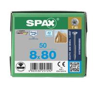 SPAX SPAX A2 SEKO T-STAR+ T40 TG 4CUT 8 x 80 Quantité:50