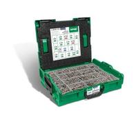 SPAX Assortiment de vis combinées 5000009165019 – L-BOXX inox A2, 17 tailles, 1070 pièces