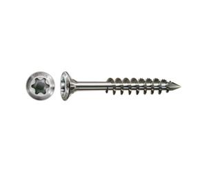 SPAX Spax Fassade 4,5 x 70 mm tête fraisée bombée T-STAR plus filet partiel pointe CUT inox A2 antirouille Quantité:100