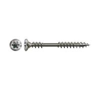 Spax Vis pour façade tête fraisée lentille T de Star Plus Cut, filetage de fixation, inox A2